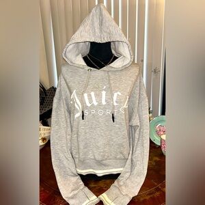 Juicy Couture Activewear Gray Women’s Pullover Hoodie Size Medium